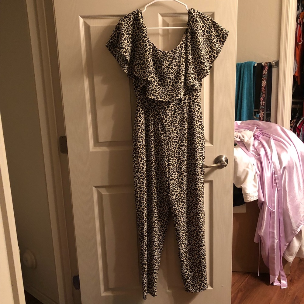 Leopard Print Jumpsuit - image 2